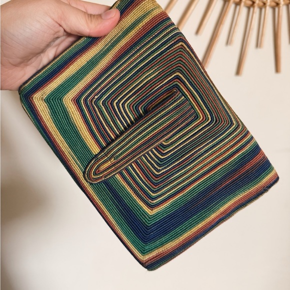 Colorful Striped Clutch - Picture 2 of 6